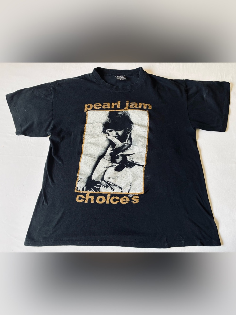 Pearl Jam Black Short Sleeve Graphic Tee - Choices
